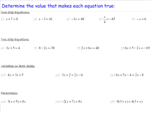 Solving Equations Lesson_4
